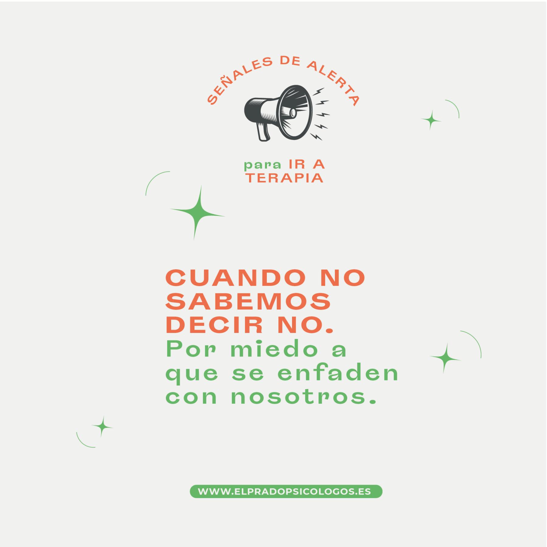 ir al psicólogo cuando no sabemos decir no